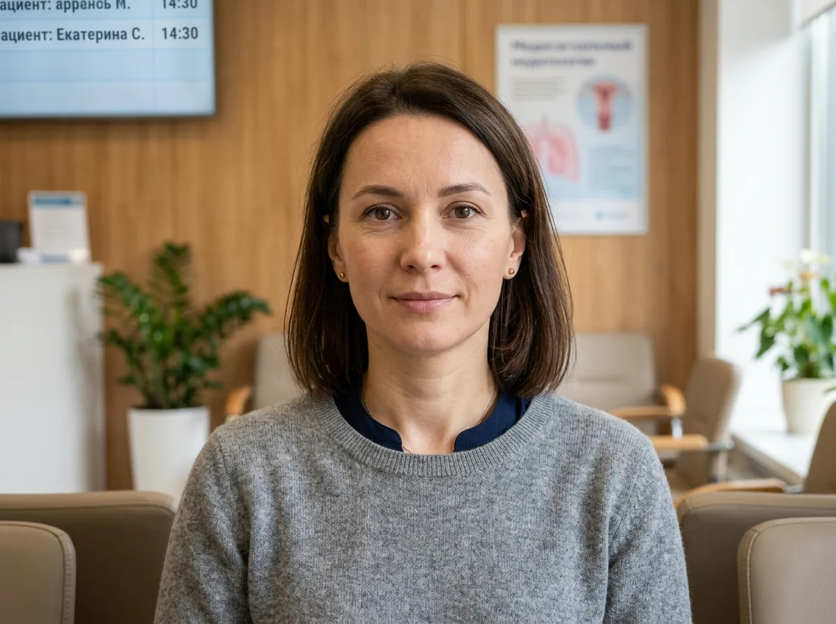 Аватар пациента Екатерина, женщина около 34 лет, нейтральный портрет